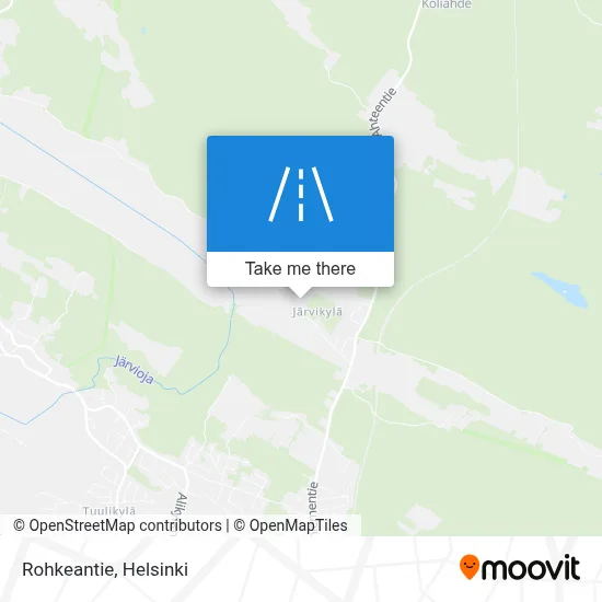 Rohkeantie map