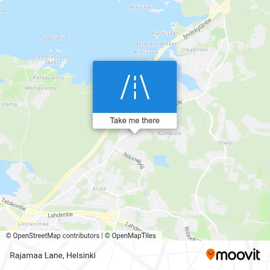 Rajamaa Lane map