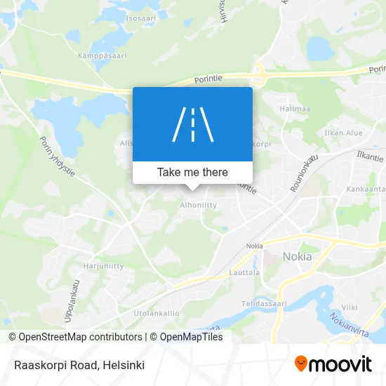Raaskorpi Road map