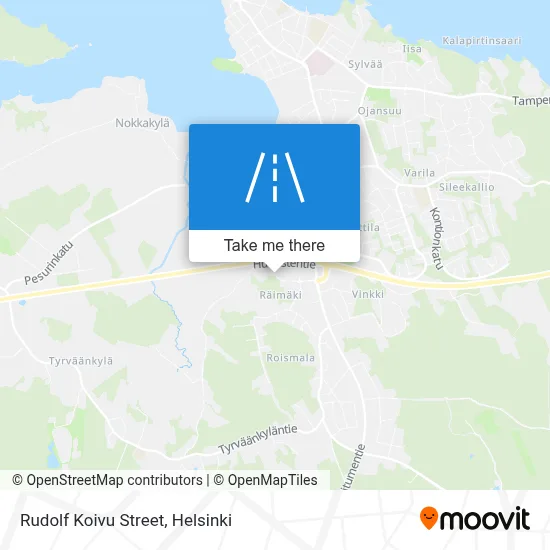 Rudolf Koivu Street map