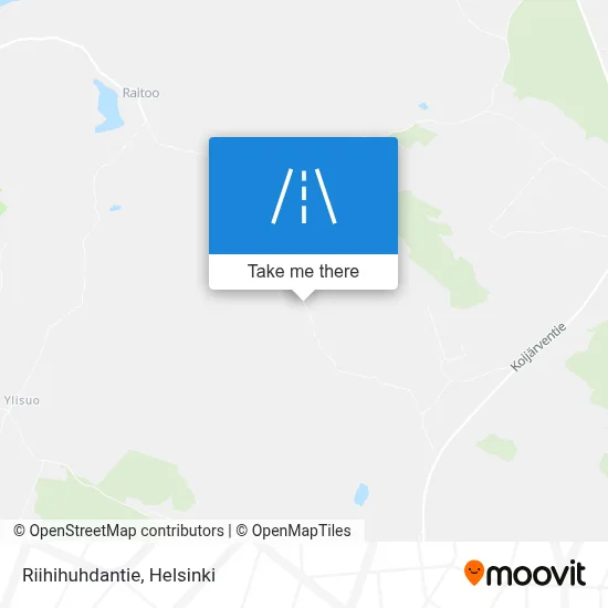 Riihihuhdantie map