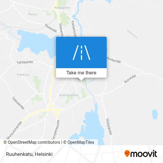 Ruuhenkatu map