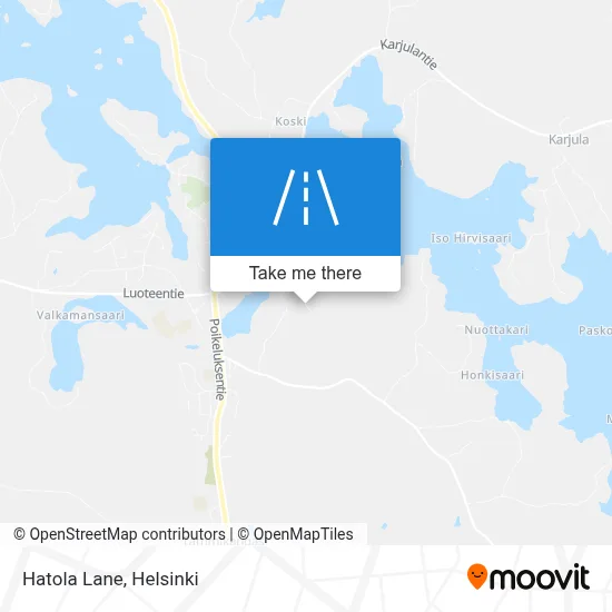 Hatola Lane map