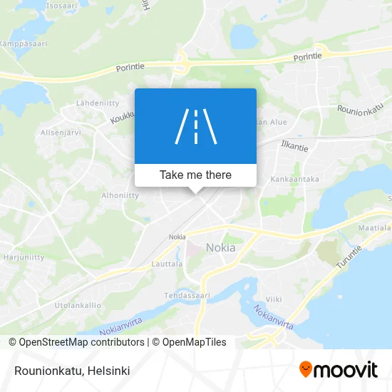 Rounionkatu map