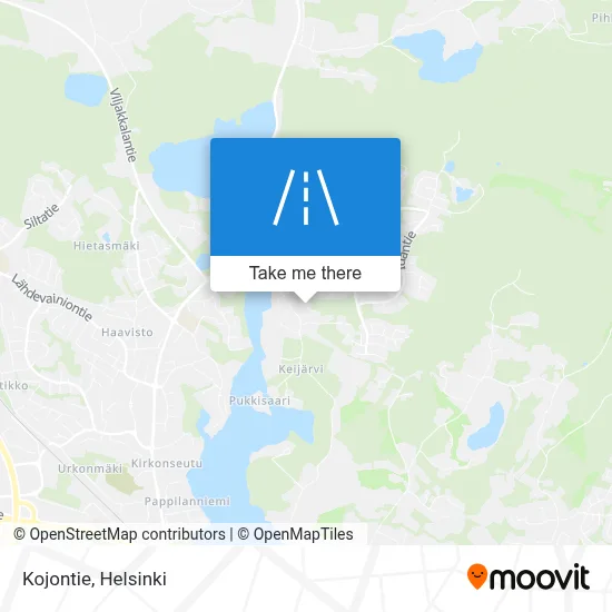 Kojontie map
