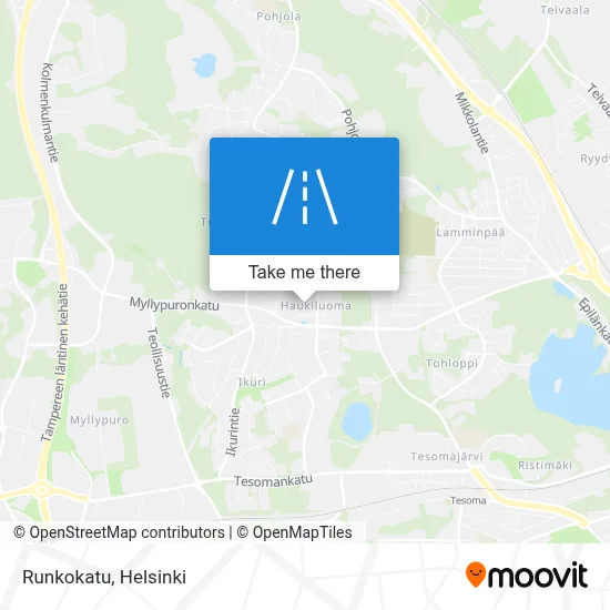Runkokatu map