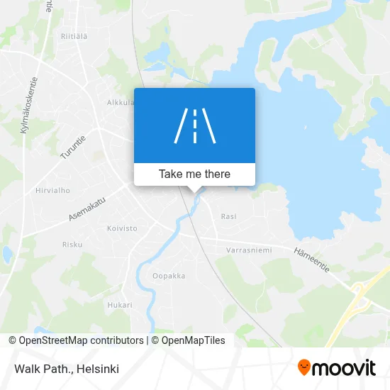 Walk Path. map