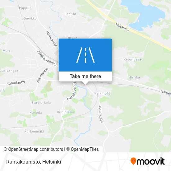 Rantakaunisto map