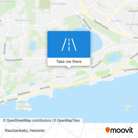 Rautiankatu map