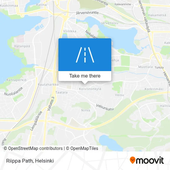 Riippa Path map
