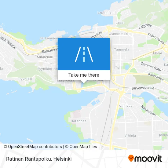Ratinan Rantapolku map