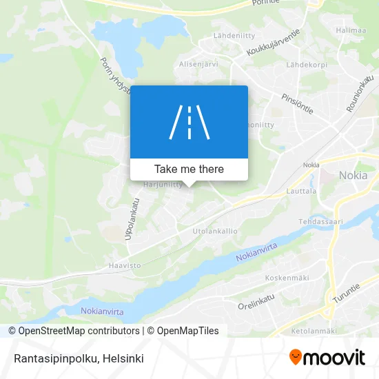 Rantasipinpolku map