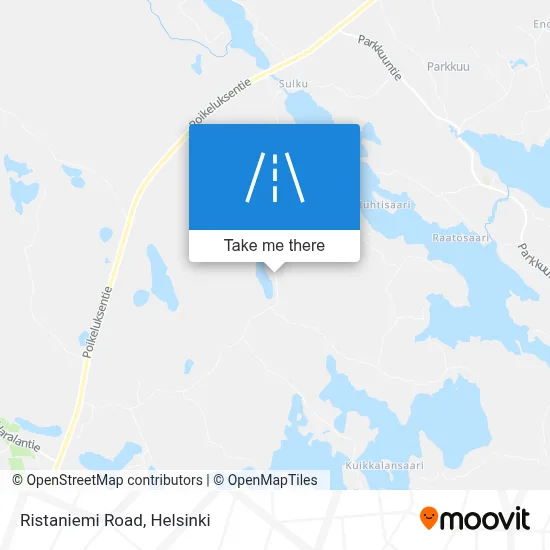 Ristaniemi Road map