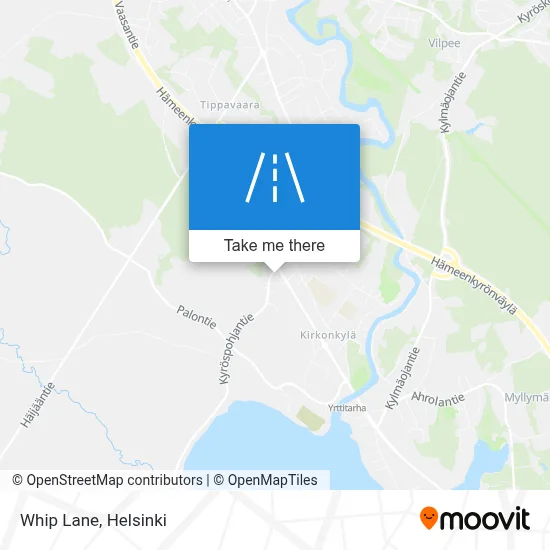 Whip Lane map