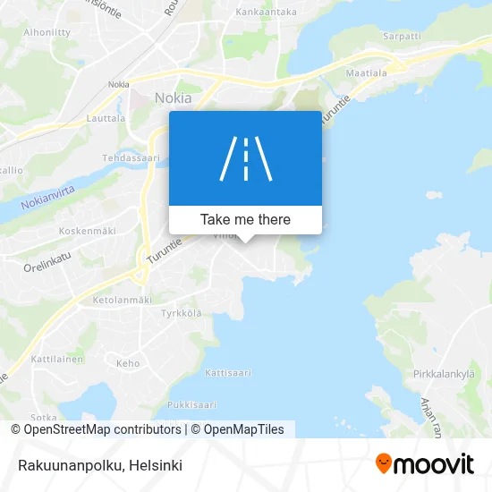Rakuunanpolku map