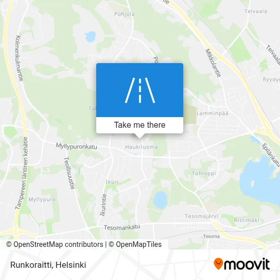 Runkoraitti map