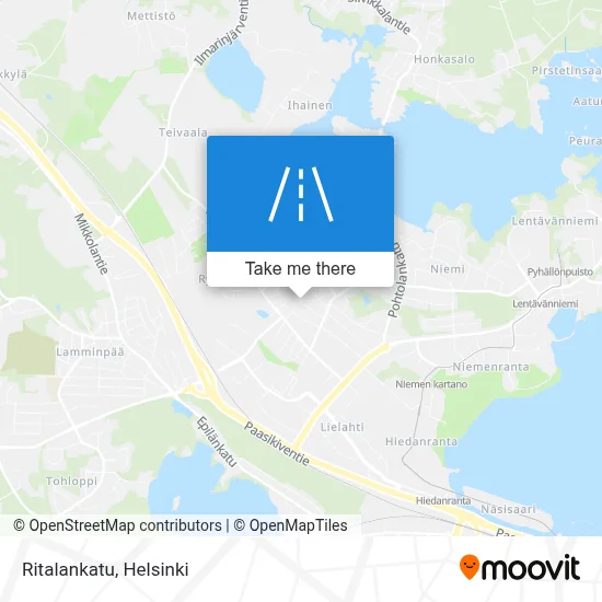 Ritalankatu map