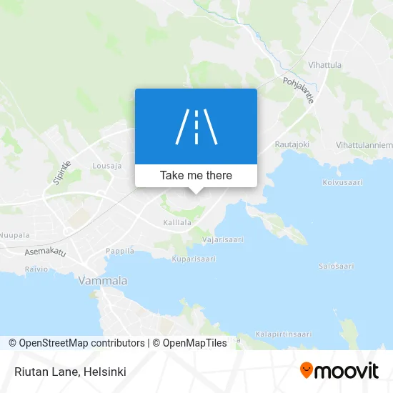 Riutan Lane map