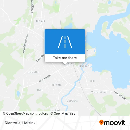 Rientotie map