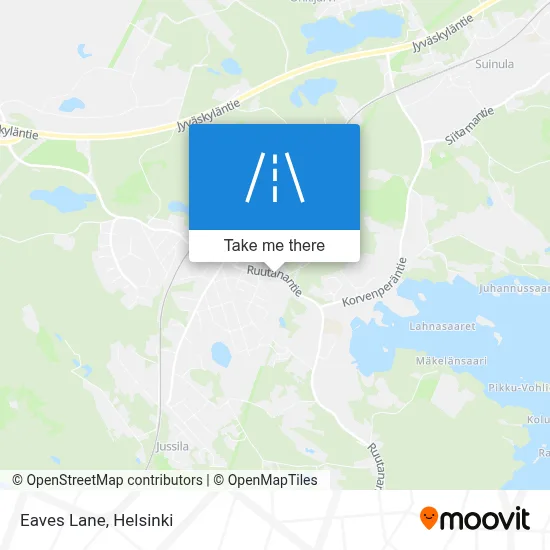 Eaves Lane map