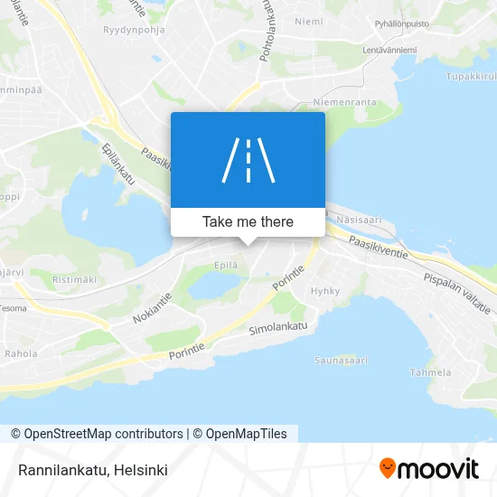 Rannilankatu map