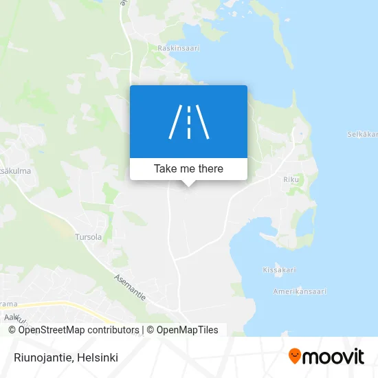 Riunojantie map
