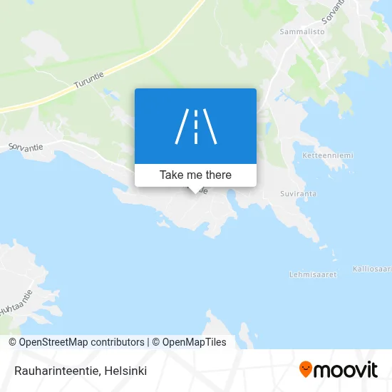 Rauharinteentie map