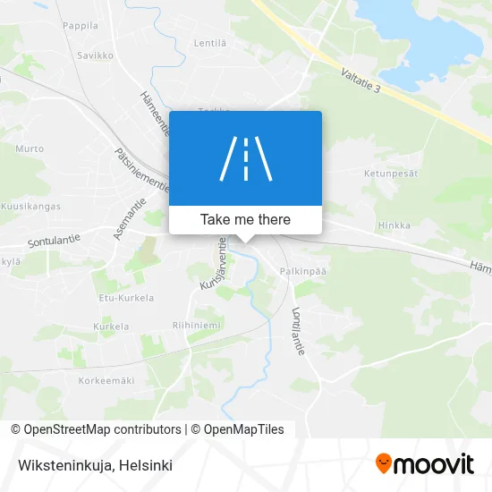 Wiksteninkuja map