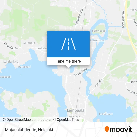 Majauslahdentie map
