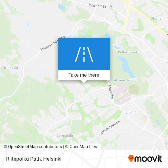 Riitepolku Path map