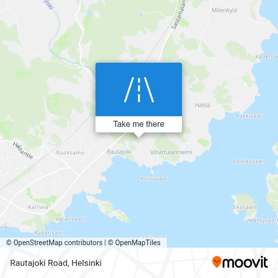 Rautajoki Road map