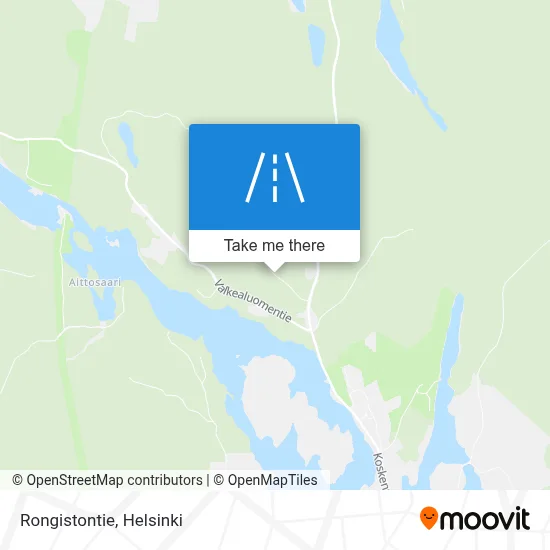 Rongistontie map
