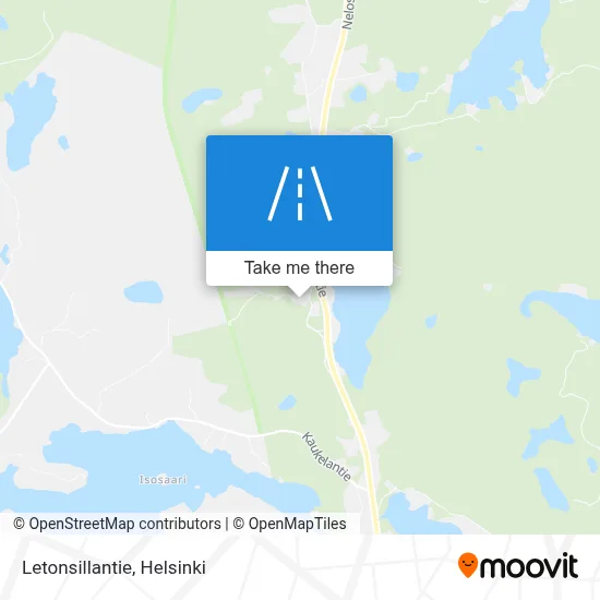 Letonsillantie map