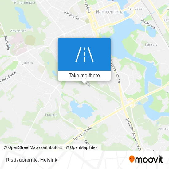 Ristivuorentie map