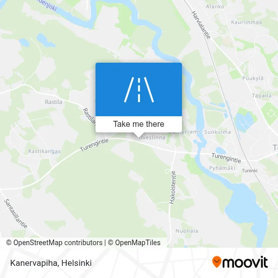 Kanervapiha map