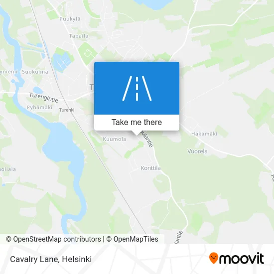 Cavalry Lane map