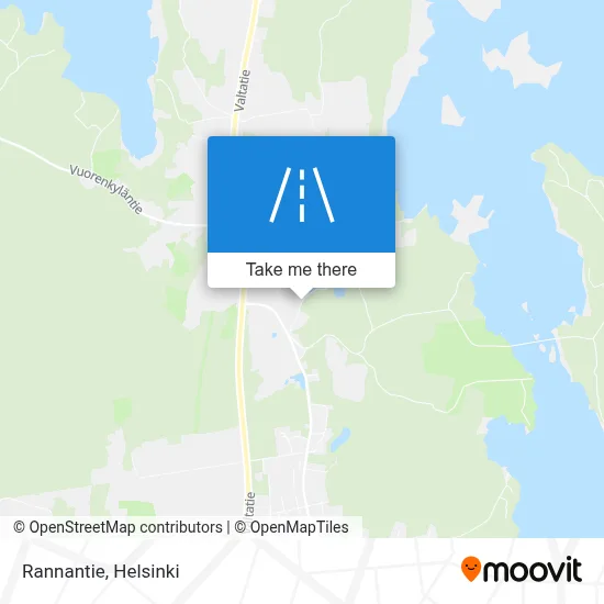 Rannantie map