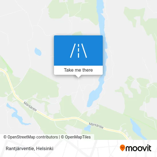 Rantjärventie map