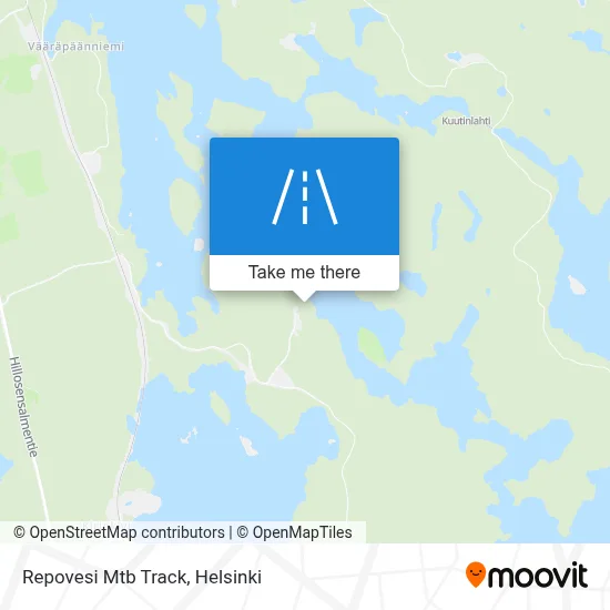 Repovesi Mtb Track map