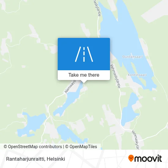 Rantaharjunraitti map