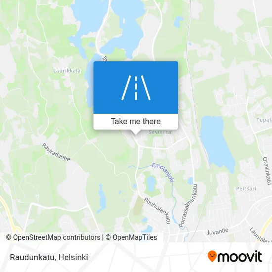 Raudunkatu map