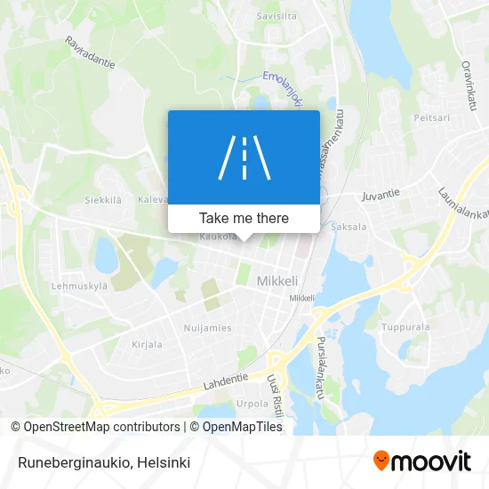 Runeberginaukio map