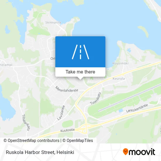 Ruskola Harbor Street map