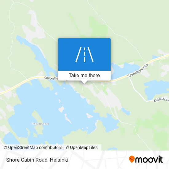 Shore Cabin Road map