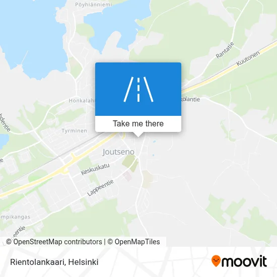 Rientolankaari map