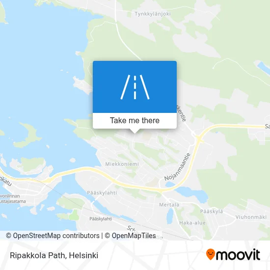 Ripakkola Path map