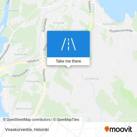 Viraskorventie map