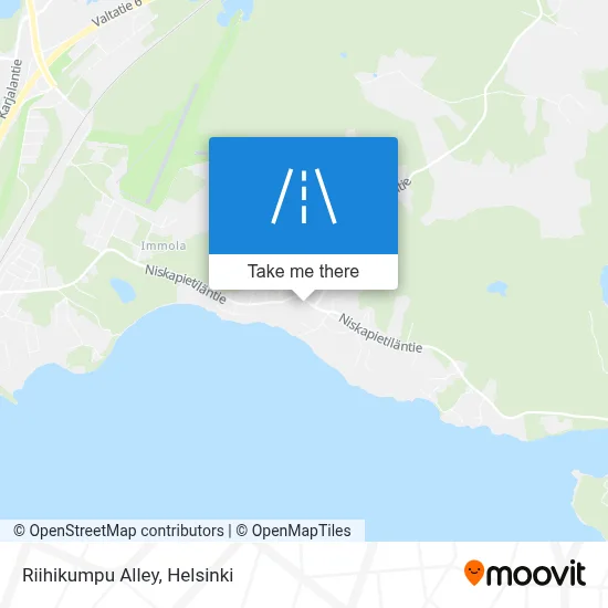 Riihikumpu Alley map