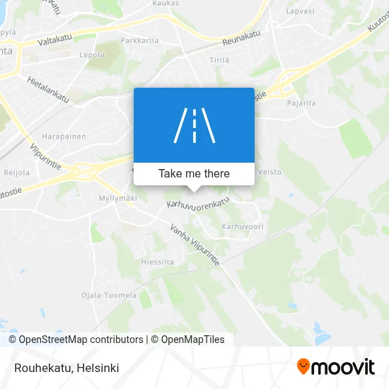 Rouhekatu map