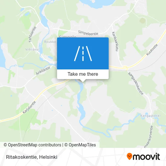 Ritakoskentie map